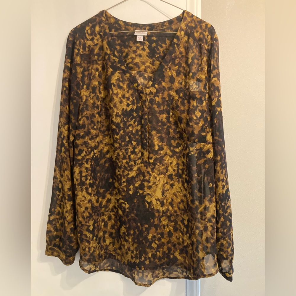 Merona Tortoise Blouse